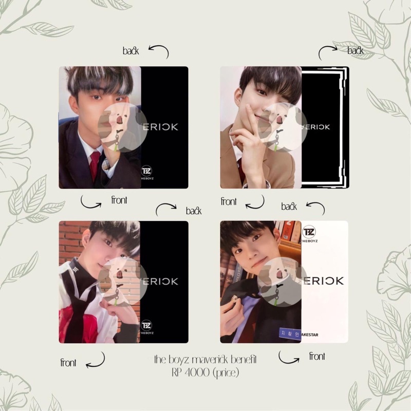 theboyz maverick 特典トレカ ラキドロ セット ハンニョン theboyz maverick 特典トレカ ラキドロ セット ハンニョン
