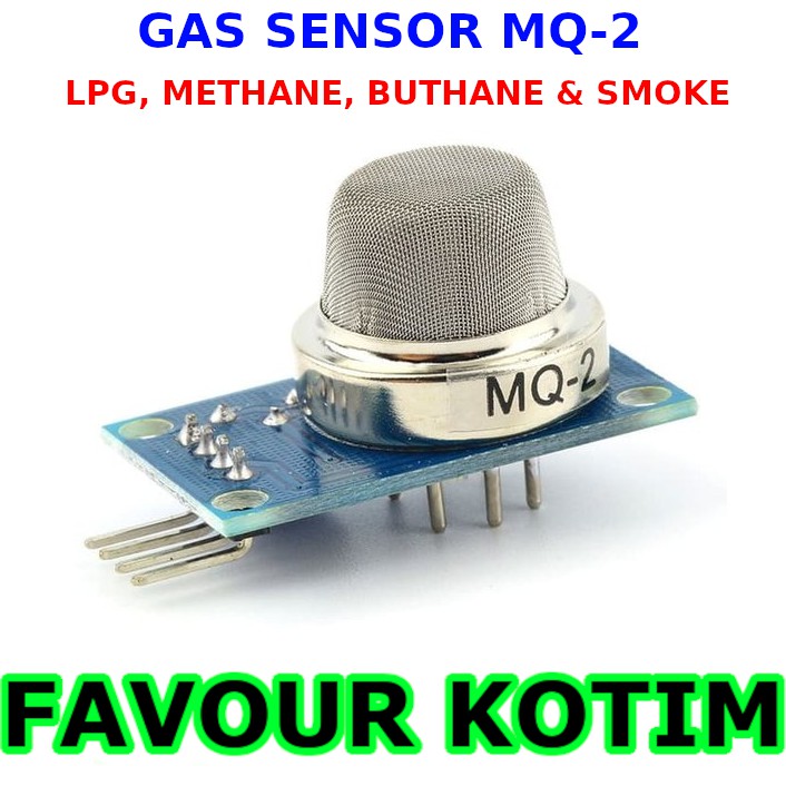 Jual MQ-2 MQ2 LPG BUTANE METHANE GAS SMOKE SENSOR MODULE ARDUINO ...