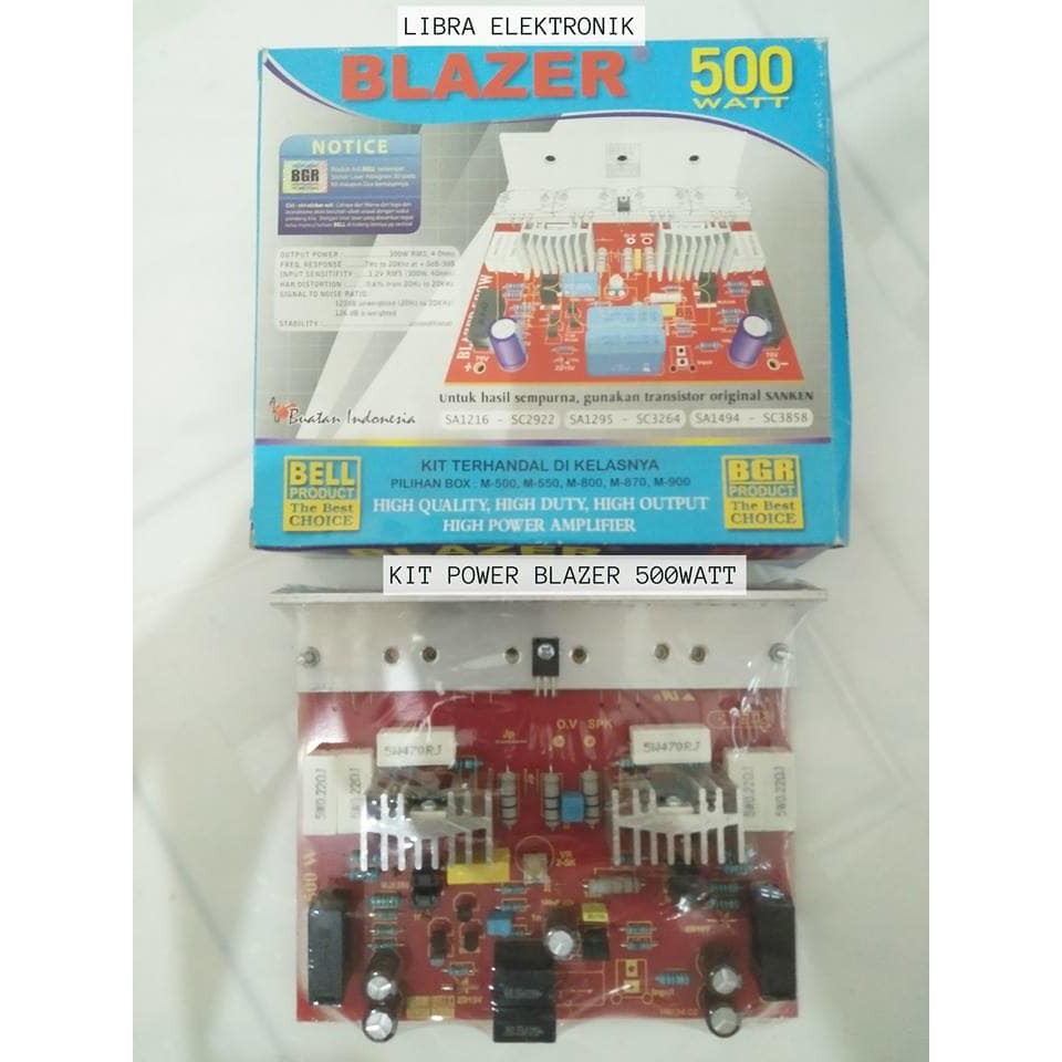 Jual Kit Power BLAZER 500 Watt Driver Sanken | Shopee Indonesia