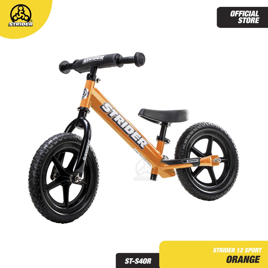 Jual STRIDER Balance Bike 12 Sport Orange Shopee Indonesia