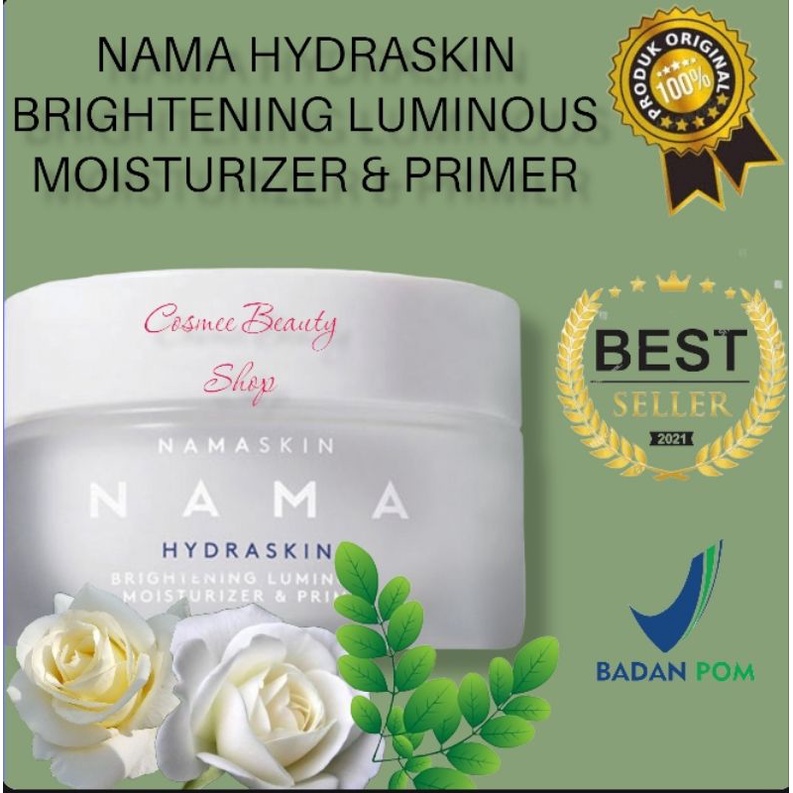 Jual NAMA HYDRASKIN BRIGHTENING LUMINOUS MOISTURIZER & PRIMER Shopee