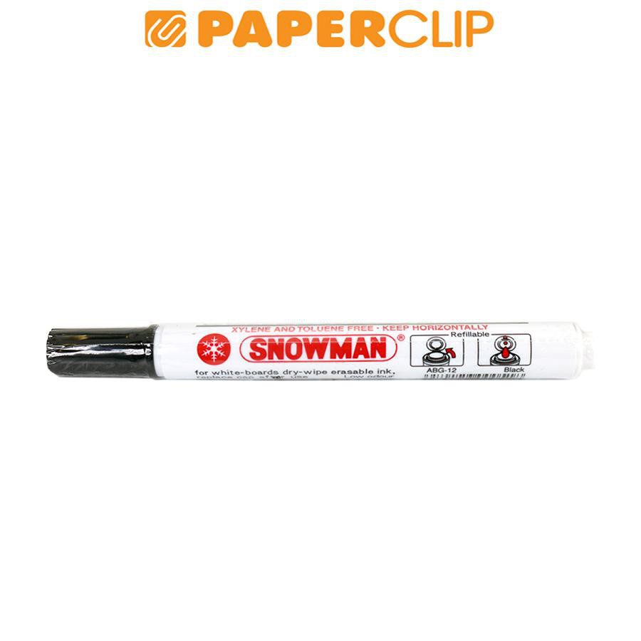 MARKER SNOWMAN WHITE BOARD ABG-12 BLACK (2)