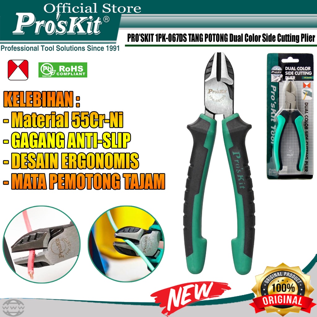 Jual Pro Skit Tang Potong Pro Skit Pk Ds Dual Color Side Cutting