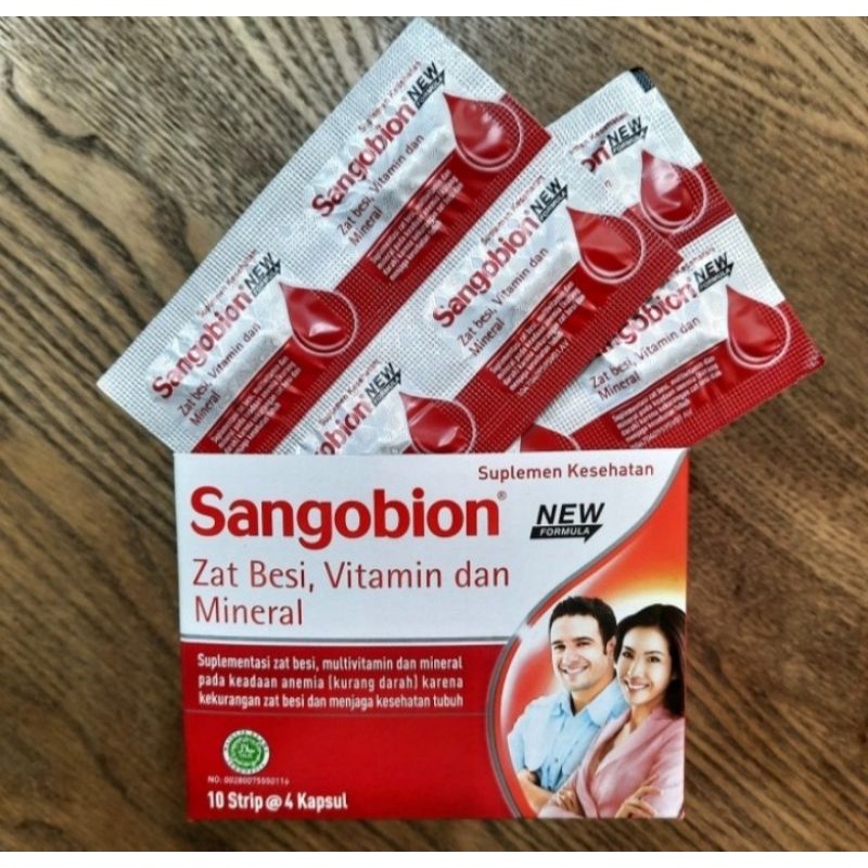 Jual Sangobion Strip isi 4 kapsul | Shopee Indonesia