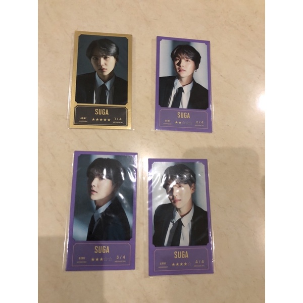 Jual [DAMAGE] BTS SUGA BANG BANG CON MESSAGE CARD BUNDLE | Shopee Indonesia