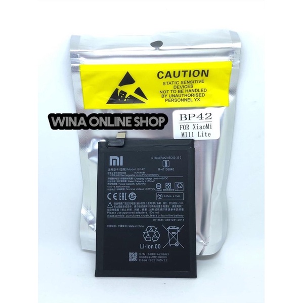 Jual Baterai Mi 11 Lite Original BP42 Mi 11 Lite | Shopee Indonesia