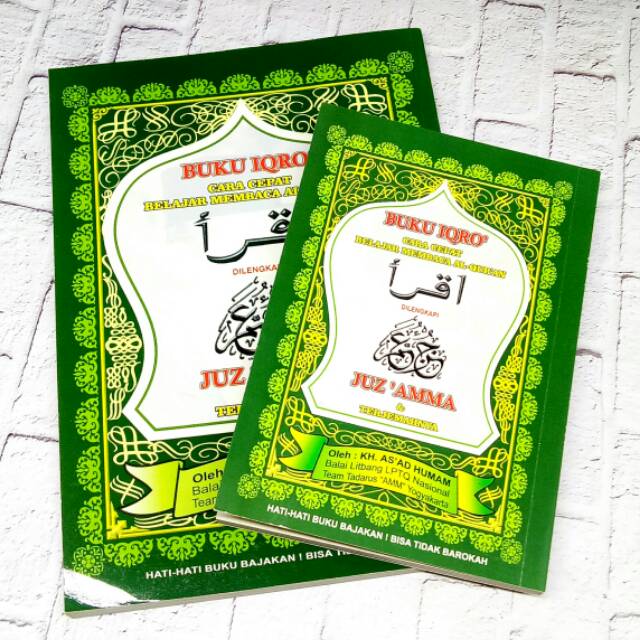 Jual Buku Iqro Dan Juz Amma Ukuran Saku | Shopee Indonesia