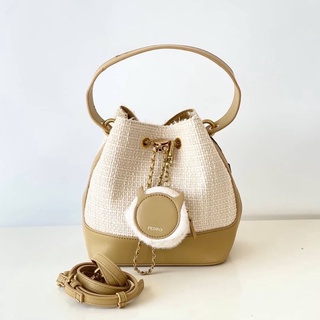Sand Tweed Bucket Bag - PEDRO International