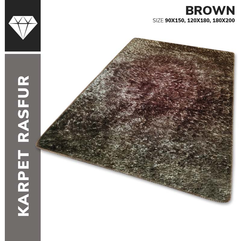 Jual [CSI Rasfur] Karpet Busa Dragon Rasfur 120x180 - BROWN (Coklat ...