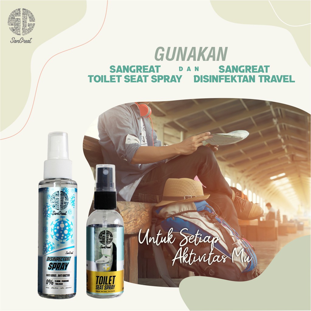Jual PAKET Travel Disinfectant Spray Praktis Untuk Semua Aktivitas