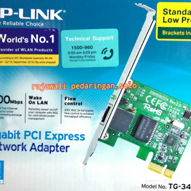 Jual Tp Link Gigabit Pci Express Network Adapter Shopee Indonesia