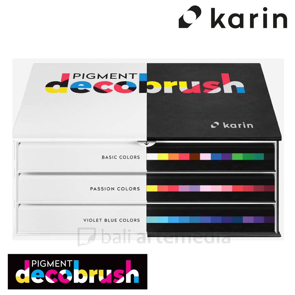 Karin Pigment Decobrush - 12 Passion Colors Collection