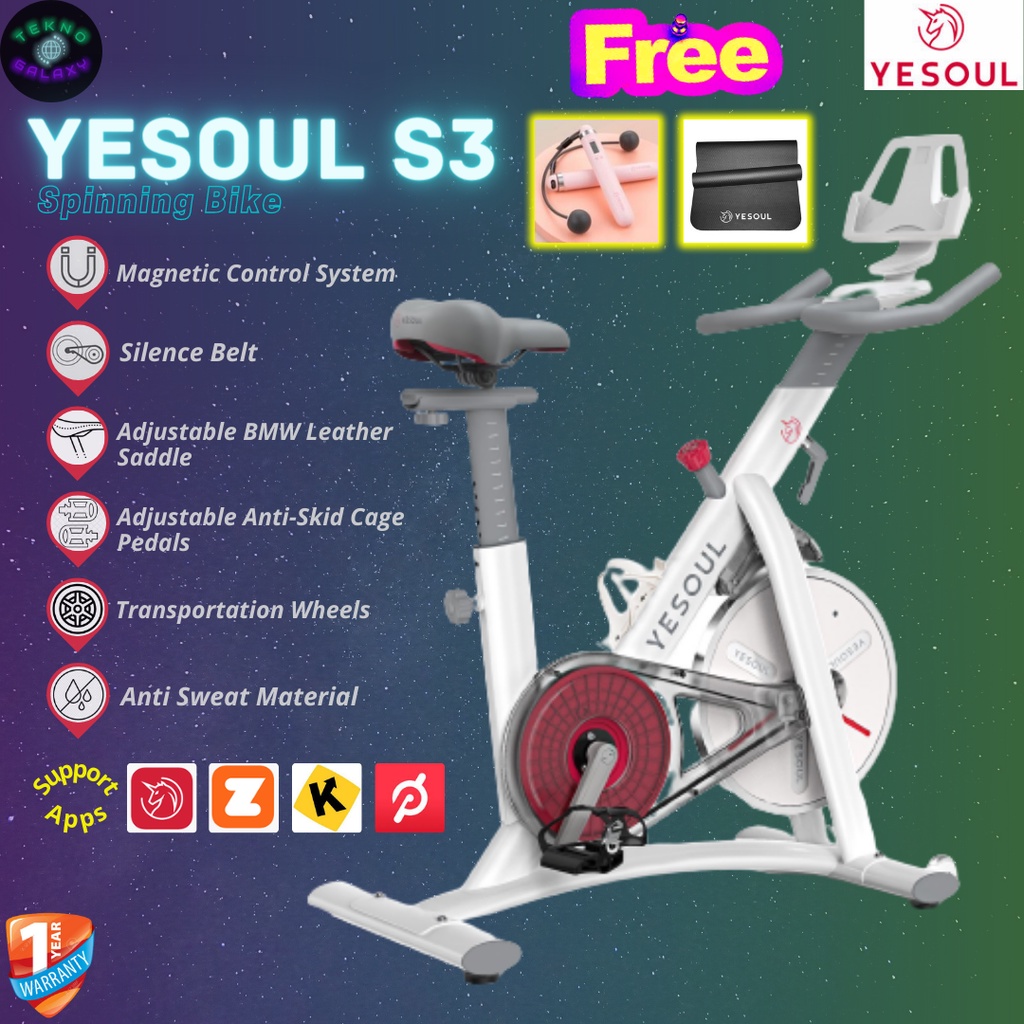 Jual YESOUL S3 Spinning Bike Sepeda Statis Global International