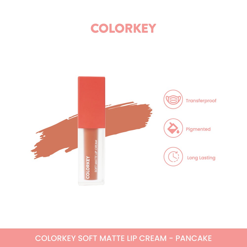 Jual Colorkey Soft Matte Lip Cream - Pancake | Shopee Indonesia