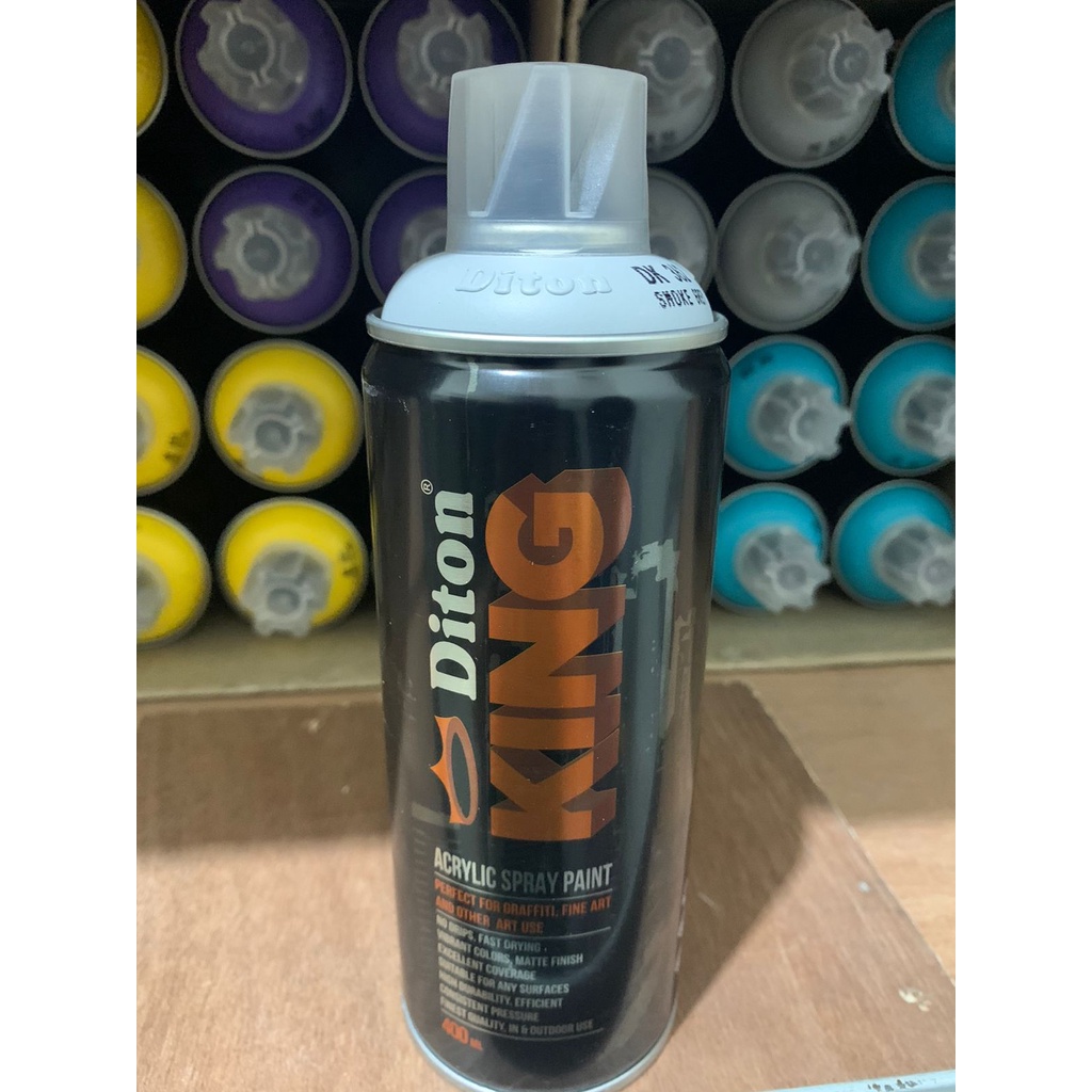 Jual Diton King DK362 SMOKE GREY - Acrylic Spray Paints | Shopee Indonesia