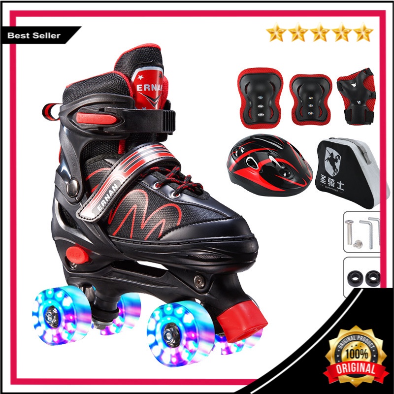 Jual Double Row Sepatu Roda Empat Roda Sepatu Roda Anak Dewasa Skate Pu ...
