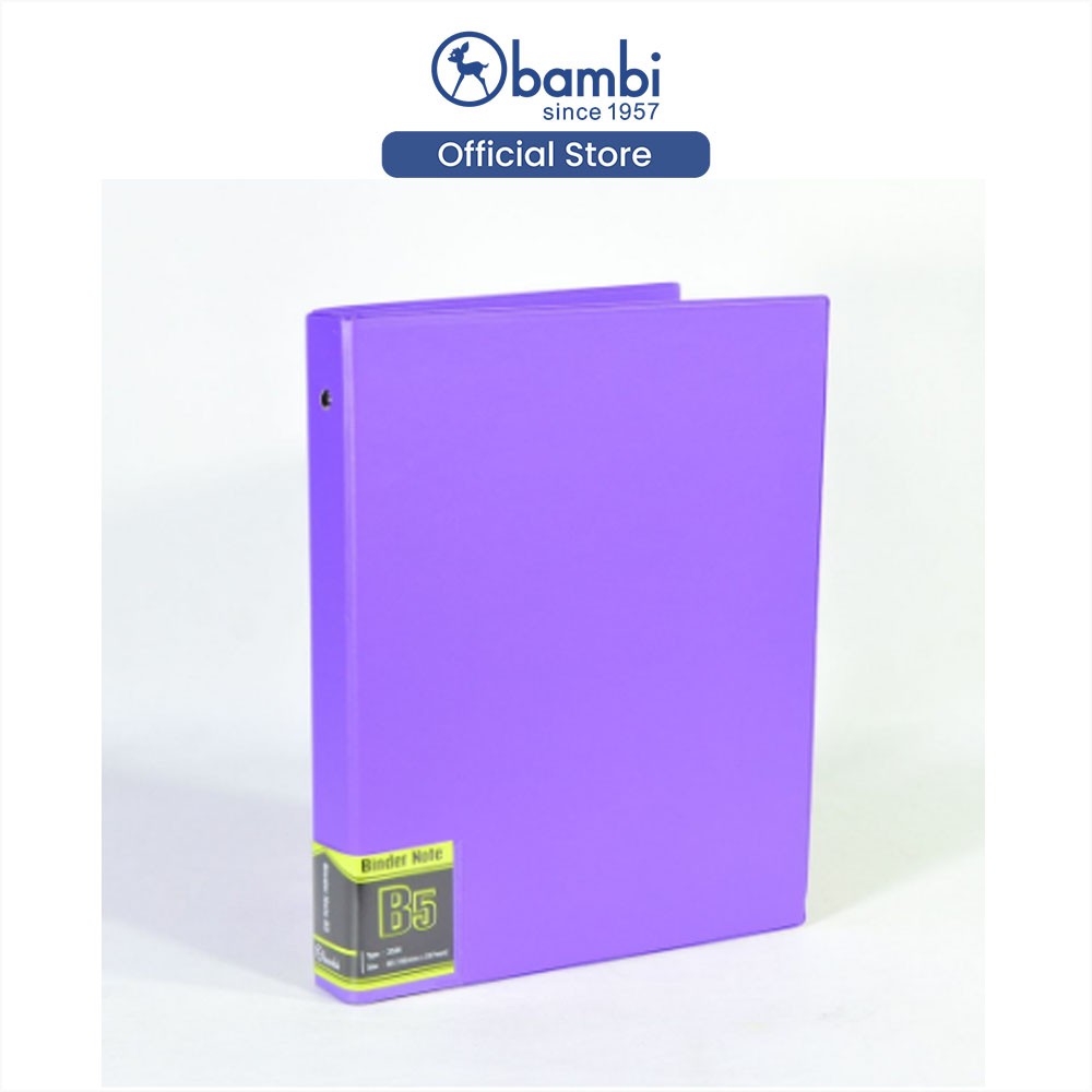 Jual Bambi Binder Note B5 Tipe 26 Ring Edisi Synthetic Plasma Include ...