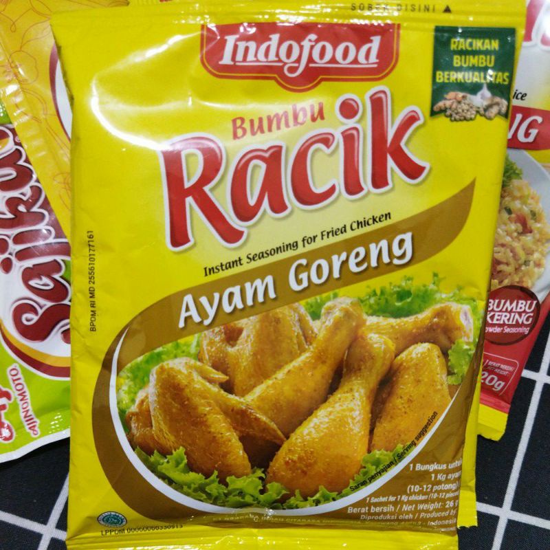 Jual Bumbu Racik indofood ayam goreng || sajiku soto ayam || sasa nasi ...