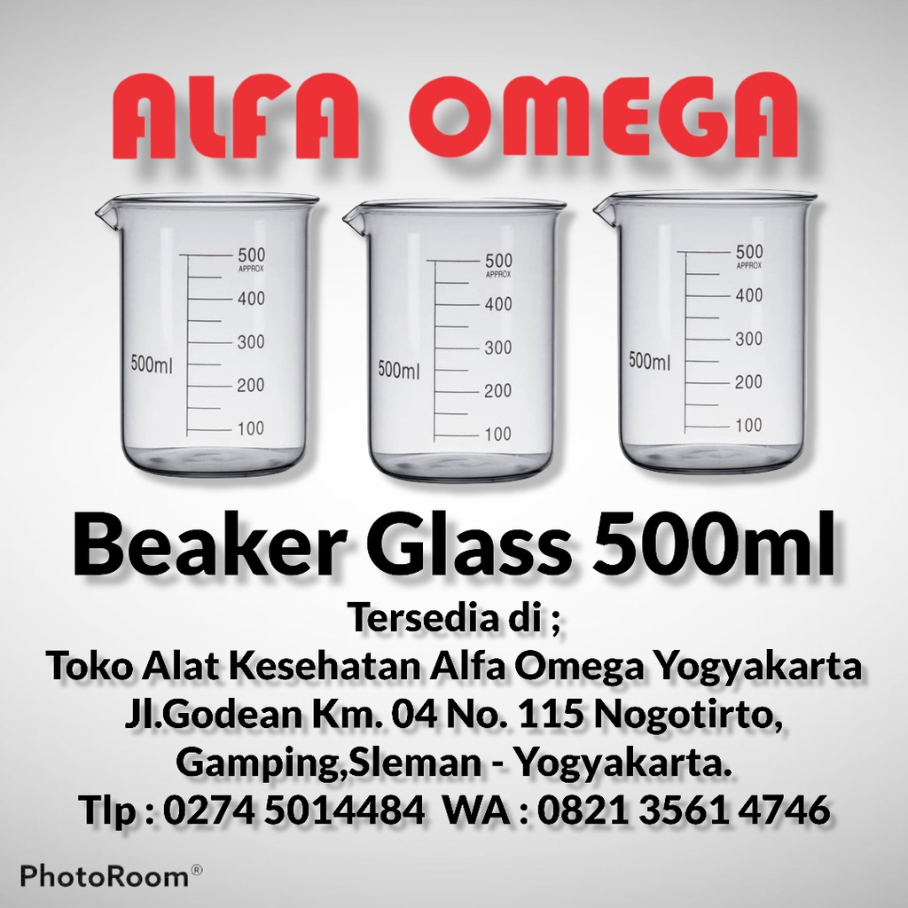 Jual Beaker Glass Iwakipyrex 500 Ml Shopee Indonesia 4576