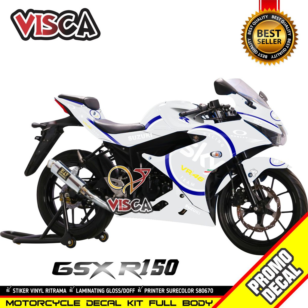 Jual Decal Gsx R150 Full Body Stiker Gsx R150 Full Body Decal Gsx 150 ...