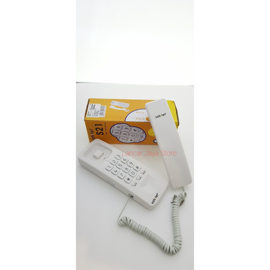 Jual Telephone Sahitel S-21 (White & Black) | Shopee Indonesia