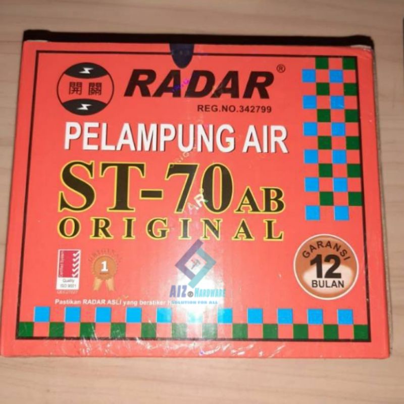 Jual Pelampung Air Otomatis Tandon Toren Radar ST-70 AB Orange JP ...