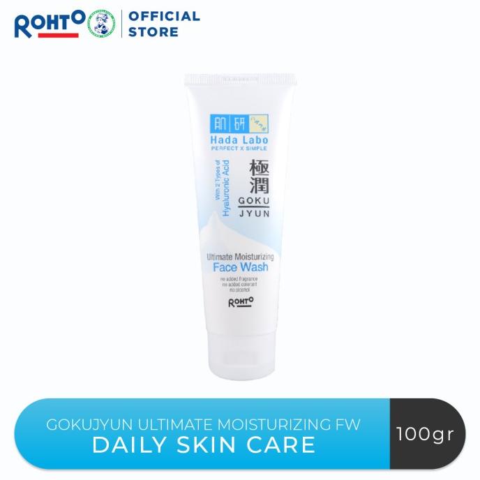 Jual [COD] Hadalabo Gokujyun Moisturizing Face Wash 100 gr BERGARANSI