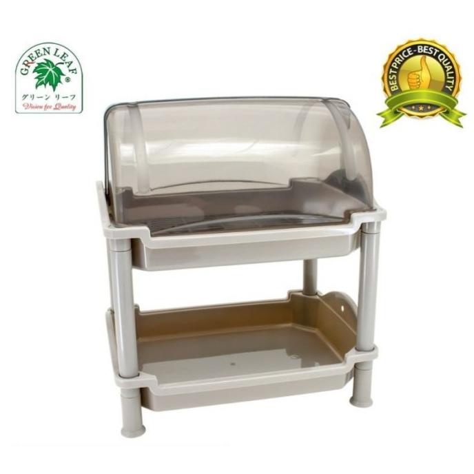 Jual Rak Roti Plastik Susun 2 - bread showcase food rack display 4023 ...