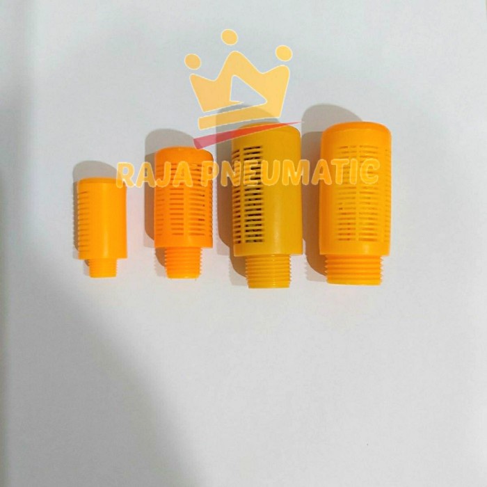 Jual PEREDAM SUARA ANGIN SILENCER PNEUMATIC PLASTIK UKURAN 1/2 PSL04