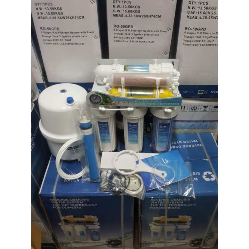Jual Ro 100/Filter air minum/ reverse osmosis/6 step | Shopee Indonesia