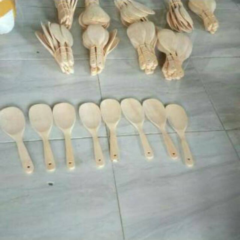 Jual Centong Sendok Kayu Pinus Ukuran Kecil Shopee Indonesia