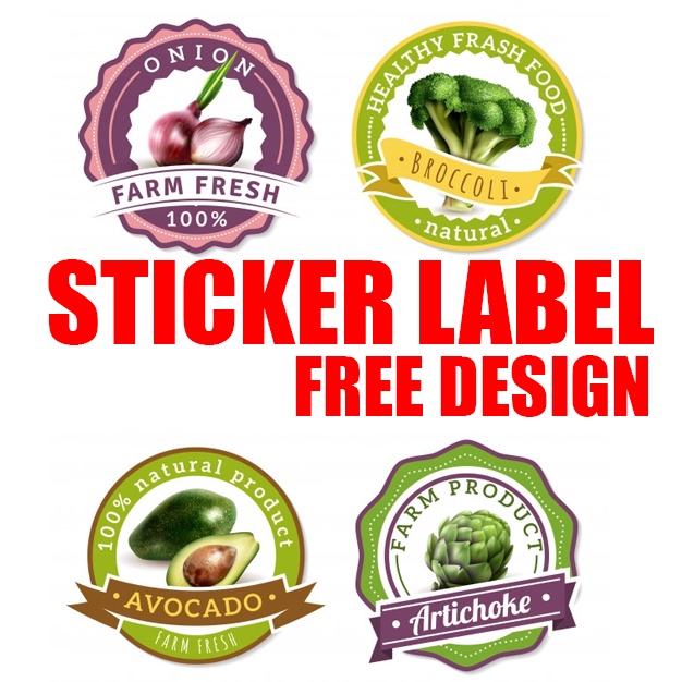 Jual Sticker label custom A3 | Shopee Indonesia