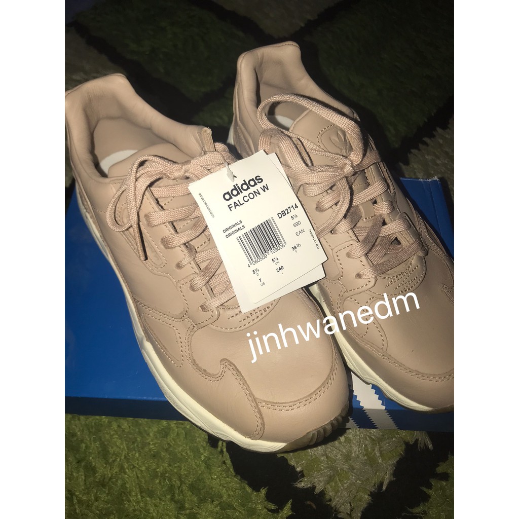 Adidas falcon leather beige outlet