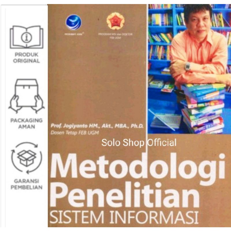 Jual BUKU METODOLOGI PENELITIAN SISTEM INFORMASI Jogiyanto ANDI ...