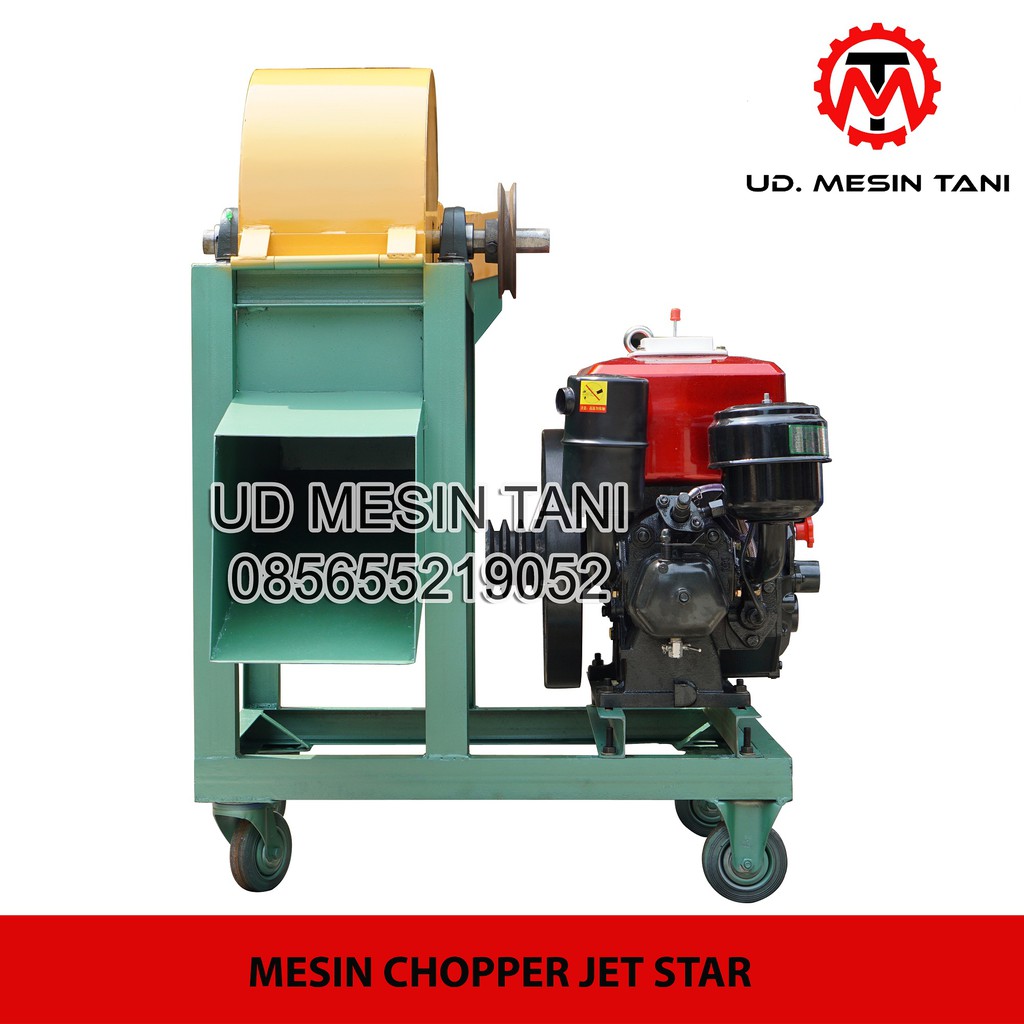 Jual Mesin Chopper Rumput Jet Star Type B Pakai Mesin Penggerak Disel ...
