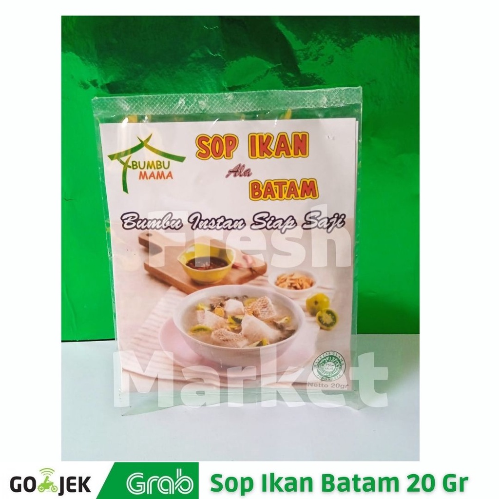 Jual Bumbu Masak Instan Bumbu Sop Ikan Ala Batam 20gr Halal