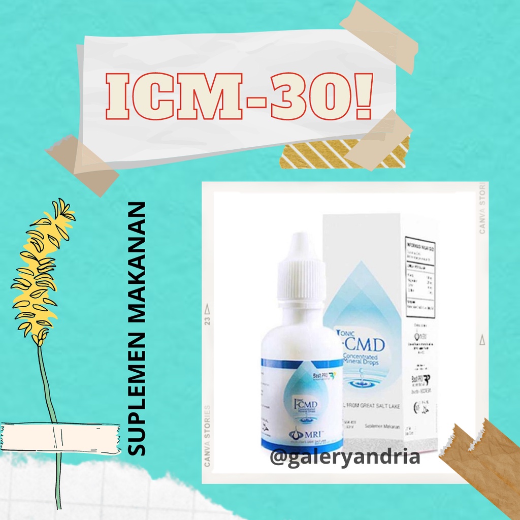 Jual ICMD MINERAL ASLI / I CMD ICM 30ml | Shopee Indonesia