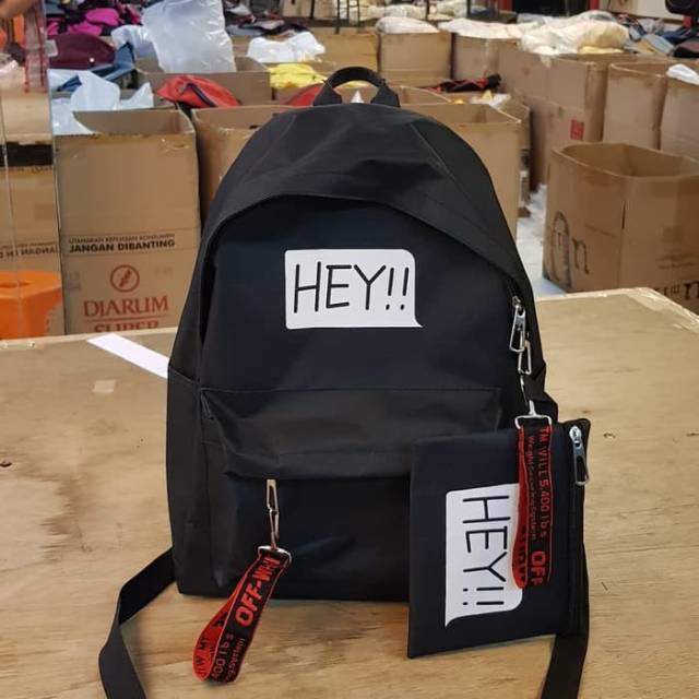 Jual TAS RANSEL SEKOLAH HEY BACKPACK | Shopee Indonesia