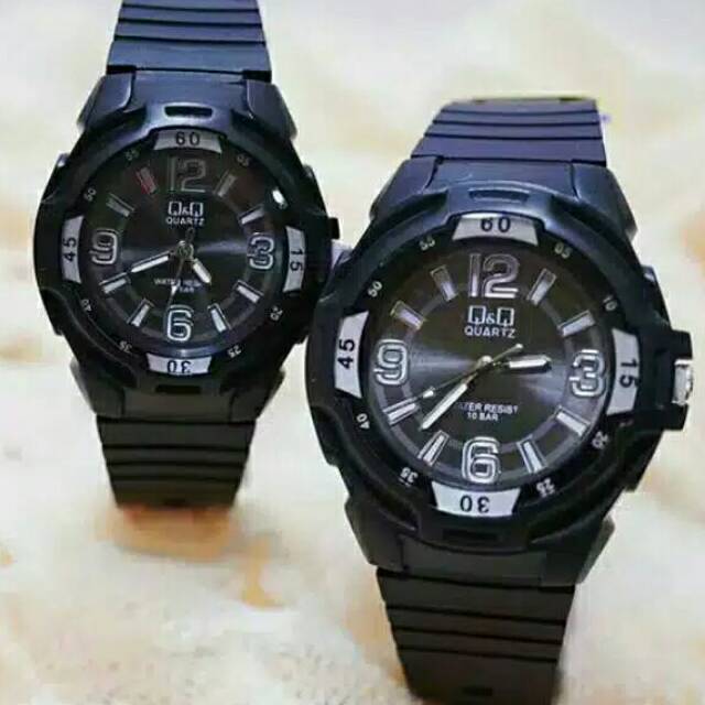 Jual Terima Cod)Jam Tangan Couple Q&Q Strap Rubber(DikirIm Dari Jakarta ...
