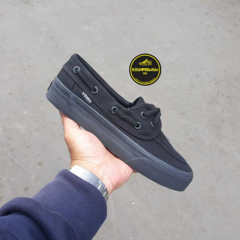 Vans zapato best sale all black