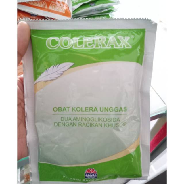 Jual COLERAX 100gr Kombinasi amoxycillin dan neomycin untuk obat kolera ...