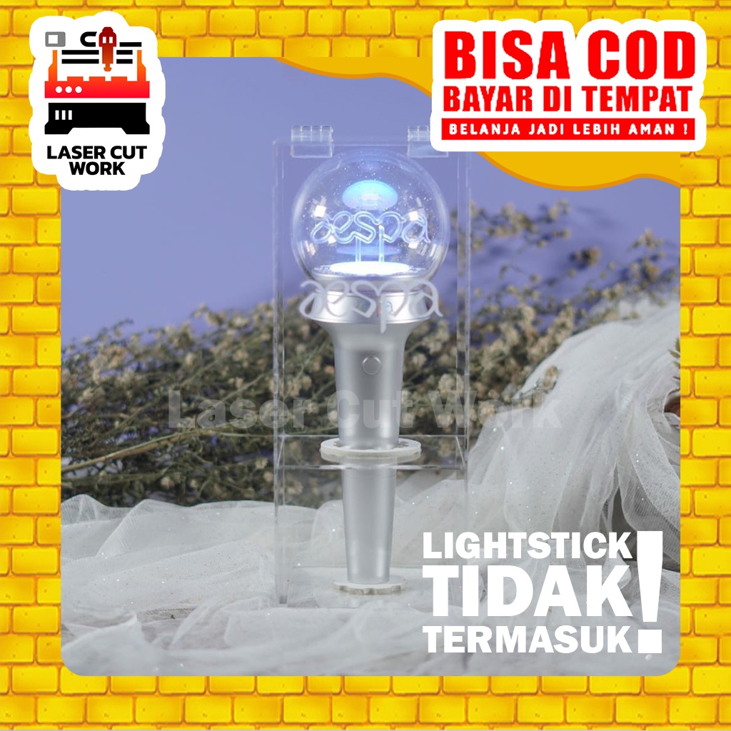 Jual Box Lightstick AESPA dgn Spons / Box Lightstick AESPA / Box Tempat ...