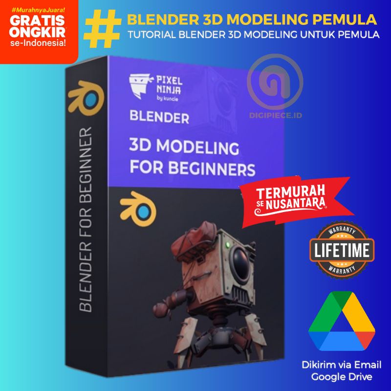 Jual 3D BLENDER MODELING - Untuk Pemula | Shopee Indonesia