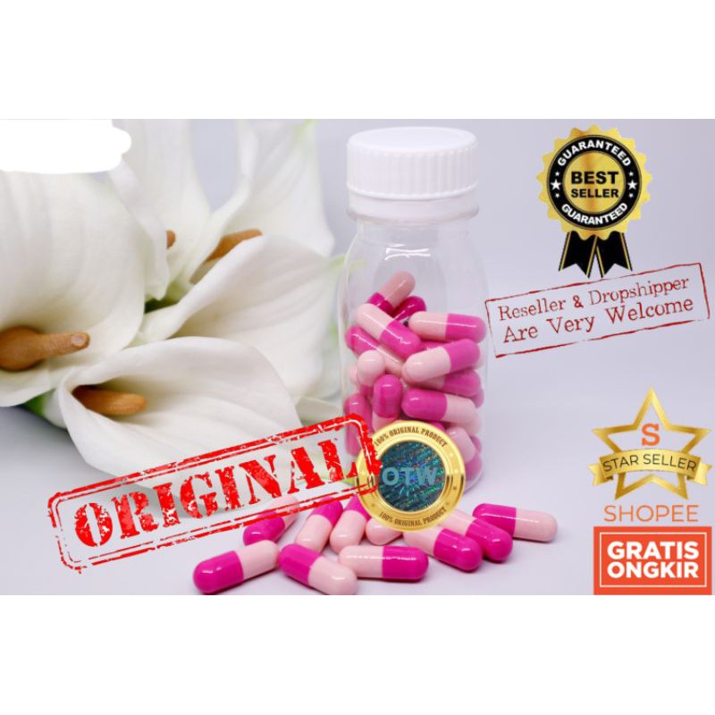 Jual PIL PINK PELANGSING OTWLANGSING SLIMMING CAPSULE HERBAL NR NEW