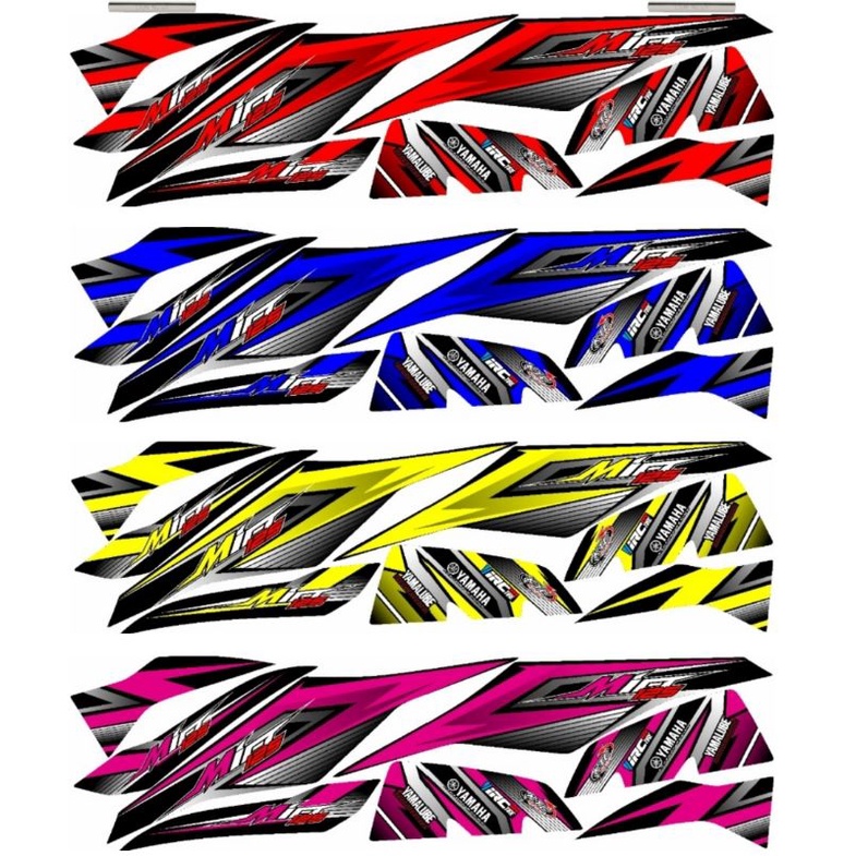 Jual Striping Mio M3 / Mio Z / Mio 125 Variasi Stiker Sticker Skotlet ...