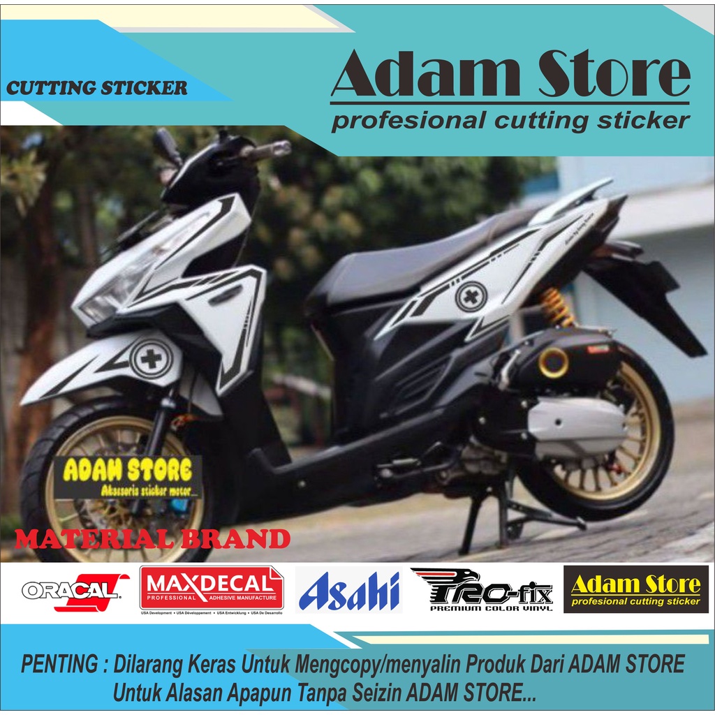 Jual sticker honda vario 125 sticker motor vario sticker honda vario