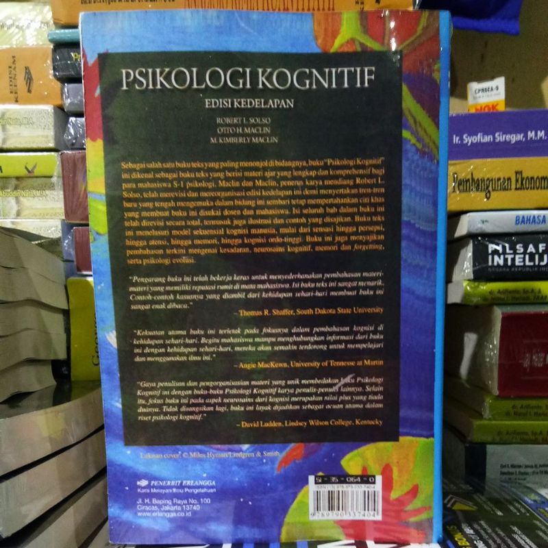 Jual BUKU PSIKOLOGI KOGNITIF EDISI KEDELAPAN by Robert l.solso ottoh ...