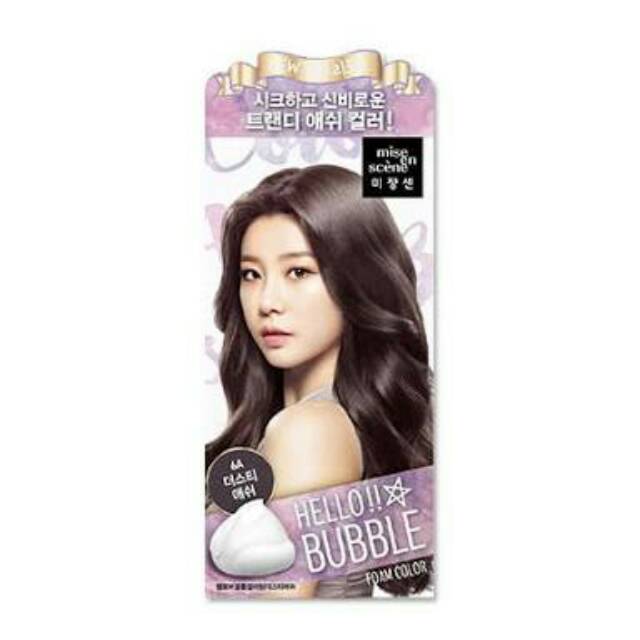 Jual Mise en scene hello bubble hair coloring dusty ash Shopee Indonesia