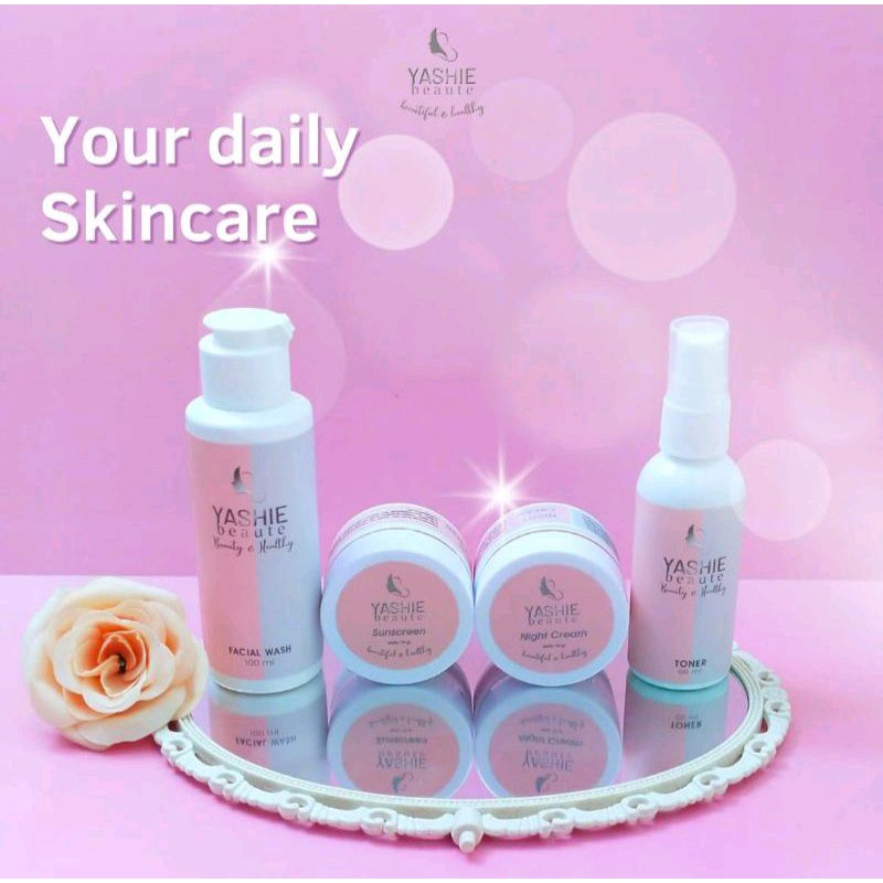 Jual Yashie Beaute Skincare Satuan Ecer Suncreen Day Cream Night Cream Face Toner