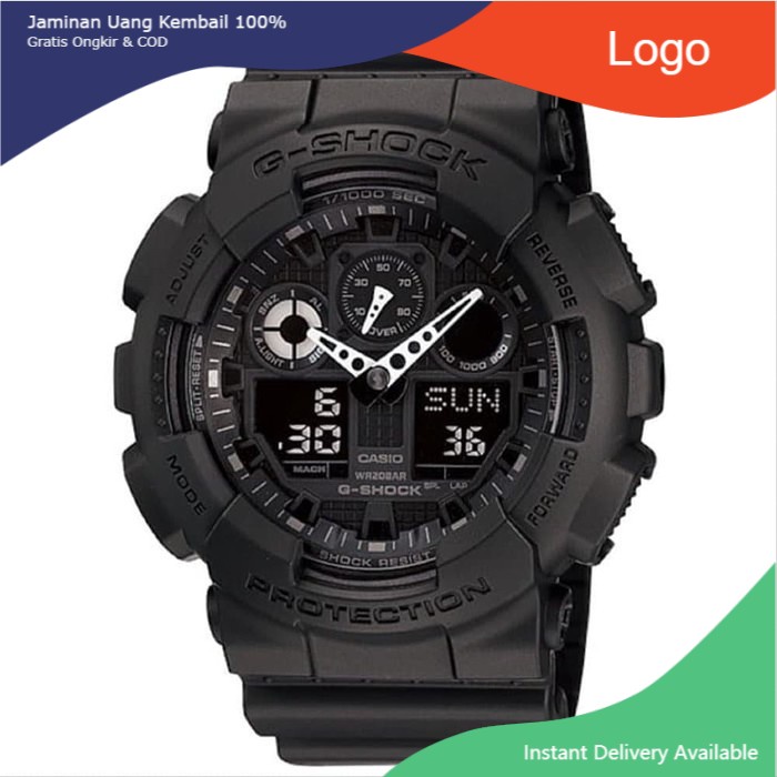 Harga jam g shock ga 100 original best sale